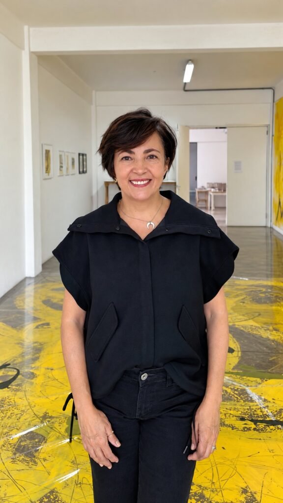 Retrato de Gabriela Sánchez, artista visual, 2026